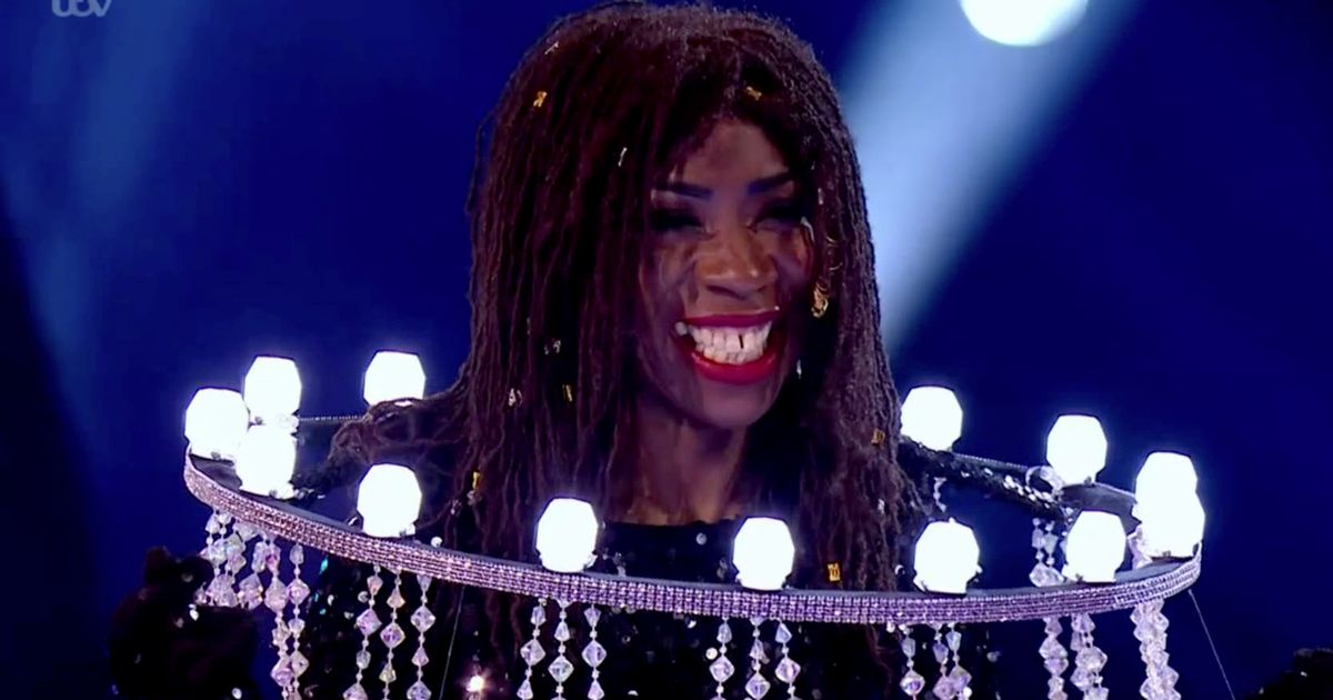 Masked Singer's Chandelier unveiled as Heather Small in first elimination