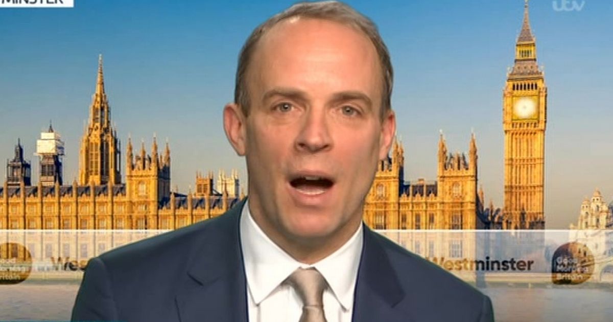 Richard Madeley leaves Dominic Raab red-faced with Dominic Cummings quip on GMB