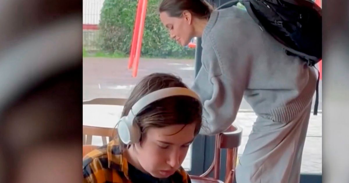 Boy, 14, fails to recognise Angelina Jolie as she surprises kids in war-torn Ukraine - World News
