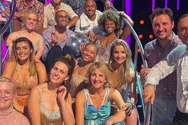 Strictly stars post candid behind the scenes snaps before being partnered up at launch