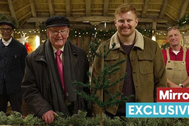Repair Shop crew save shabby 100-year-old Christmas tree that's 'beacon of hope'